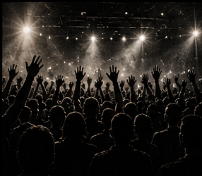 Crowd at gig